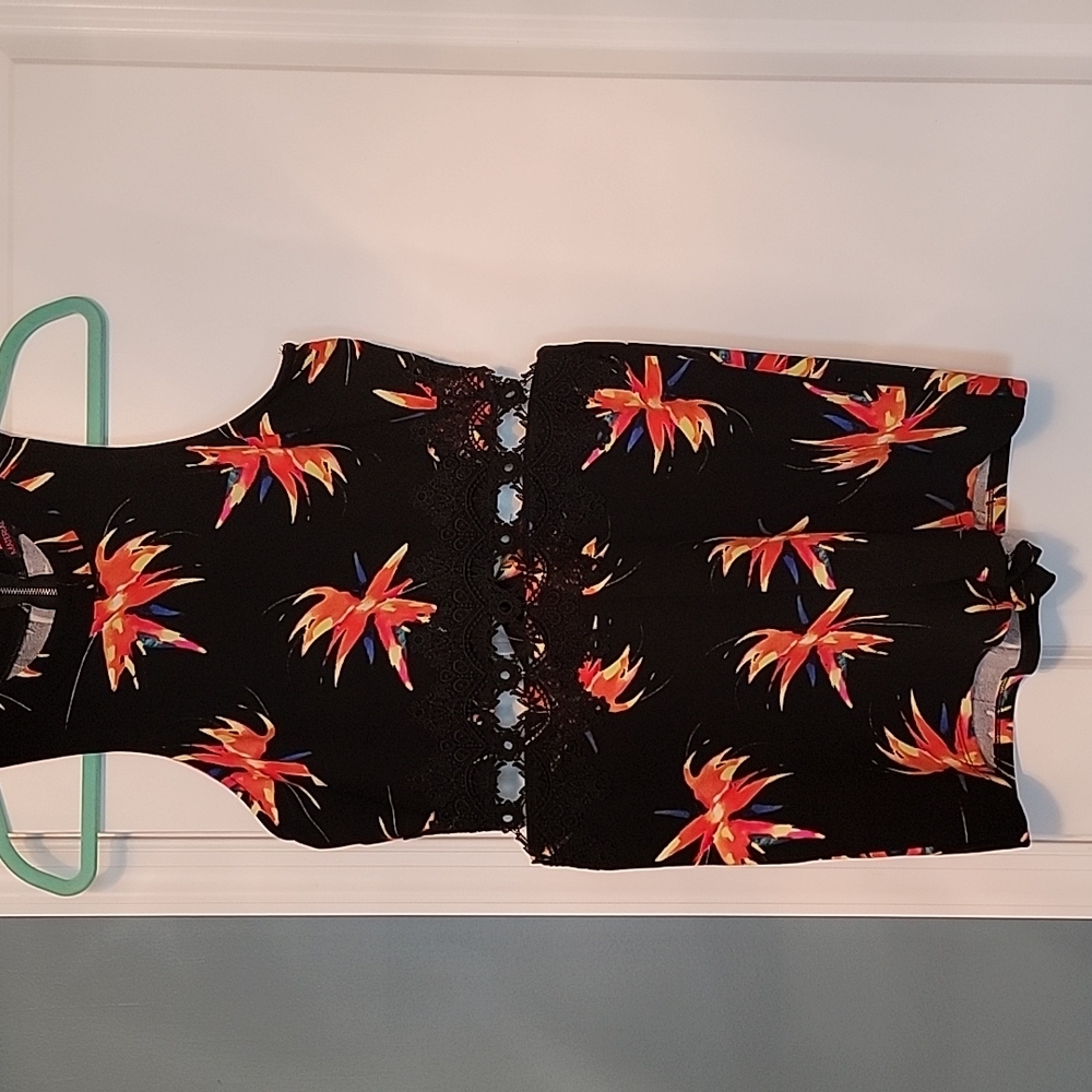Material Girl Romper 🖤🧡💛